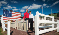 American Fence and Flag