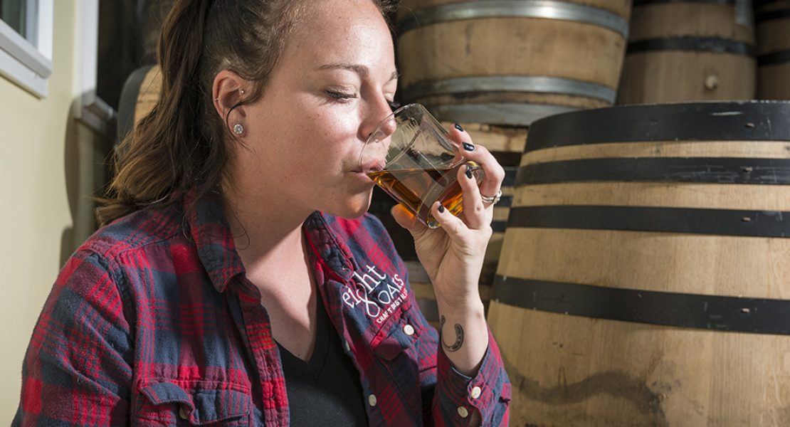 Day in the Life of Eight Oaks Distiller Caitlin Bagenstose