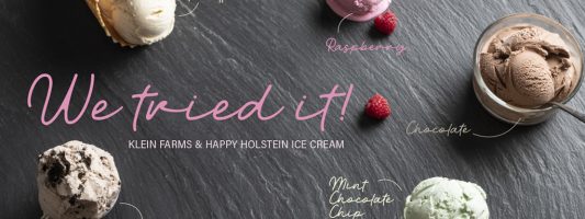 We Tried It! Klein Farms & Happy Holstein Ice Cream